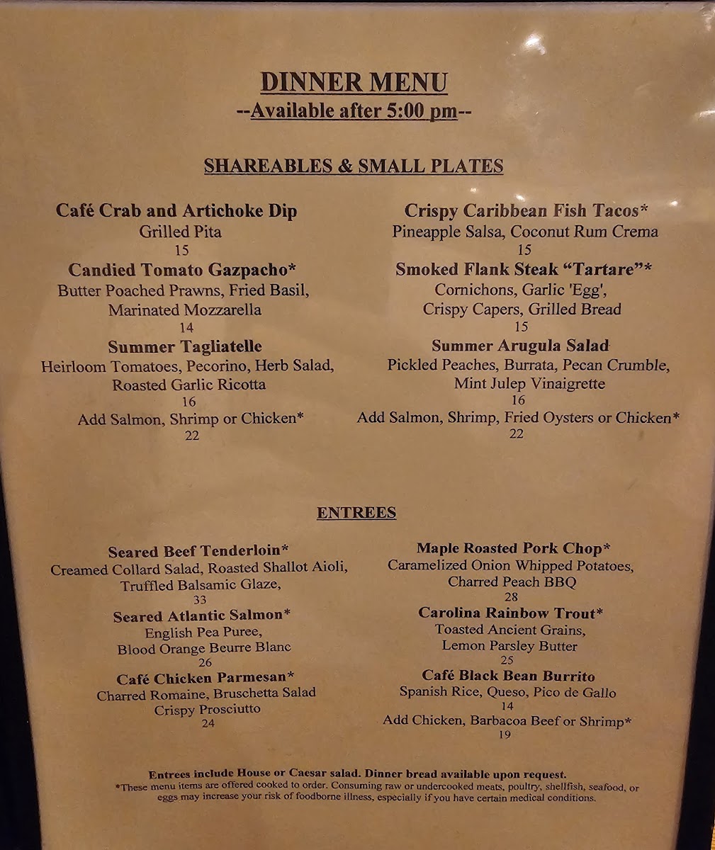 Menu West End Cafe-1